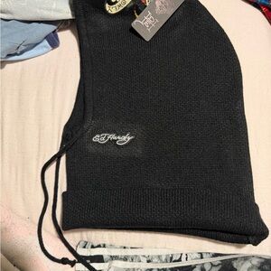 ❣️❄️Ed Hardy Black Knit balaclava